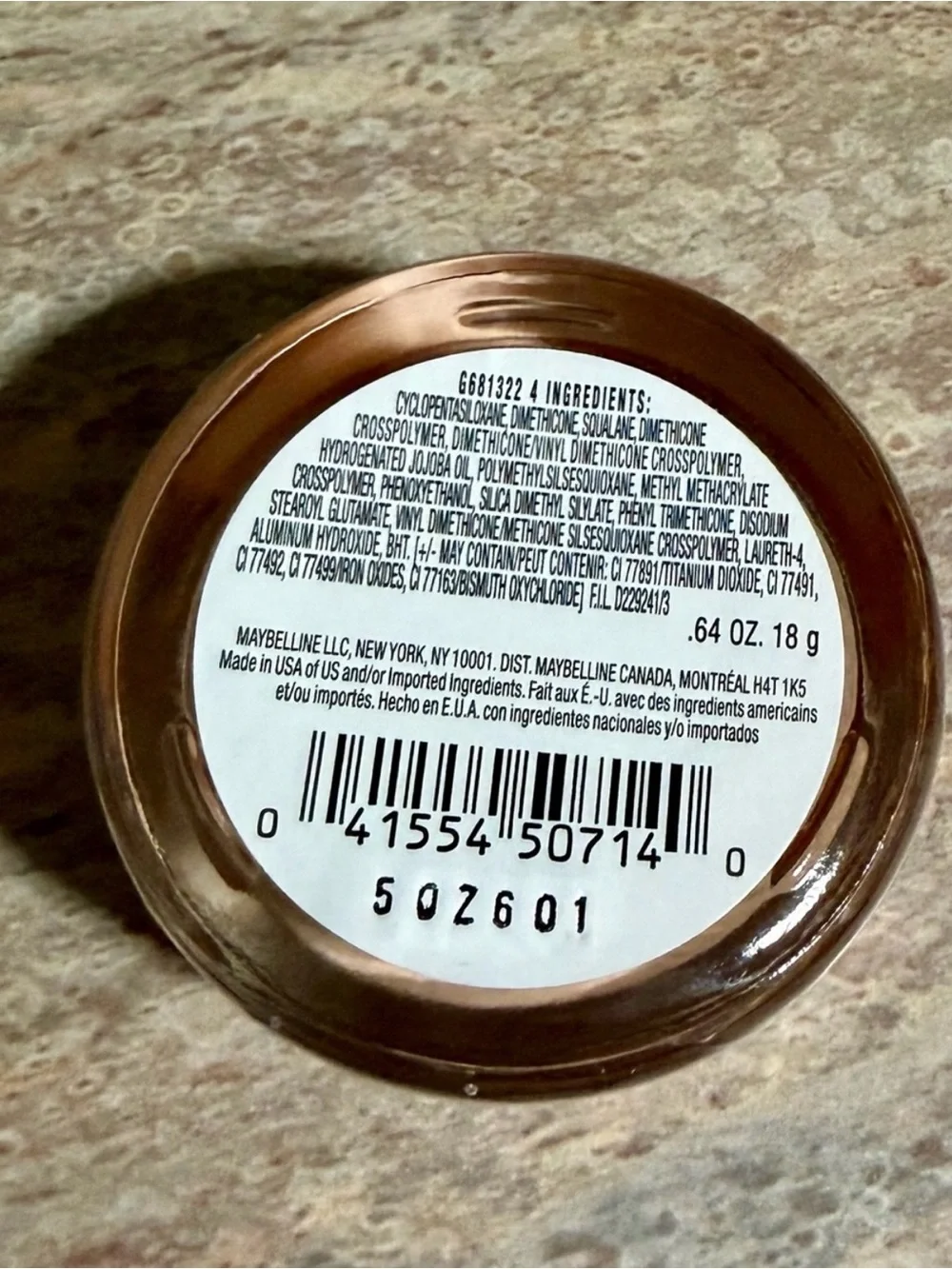 Maybelline Discontinued Sandy Beige Medium 1 Dream Matte Mousse Foundation